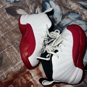 Jordan 12 red and black 4c